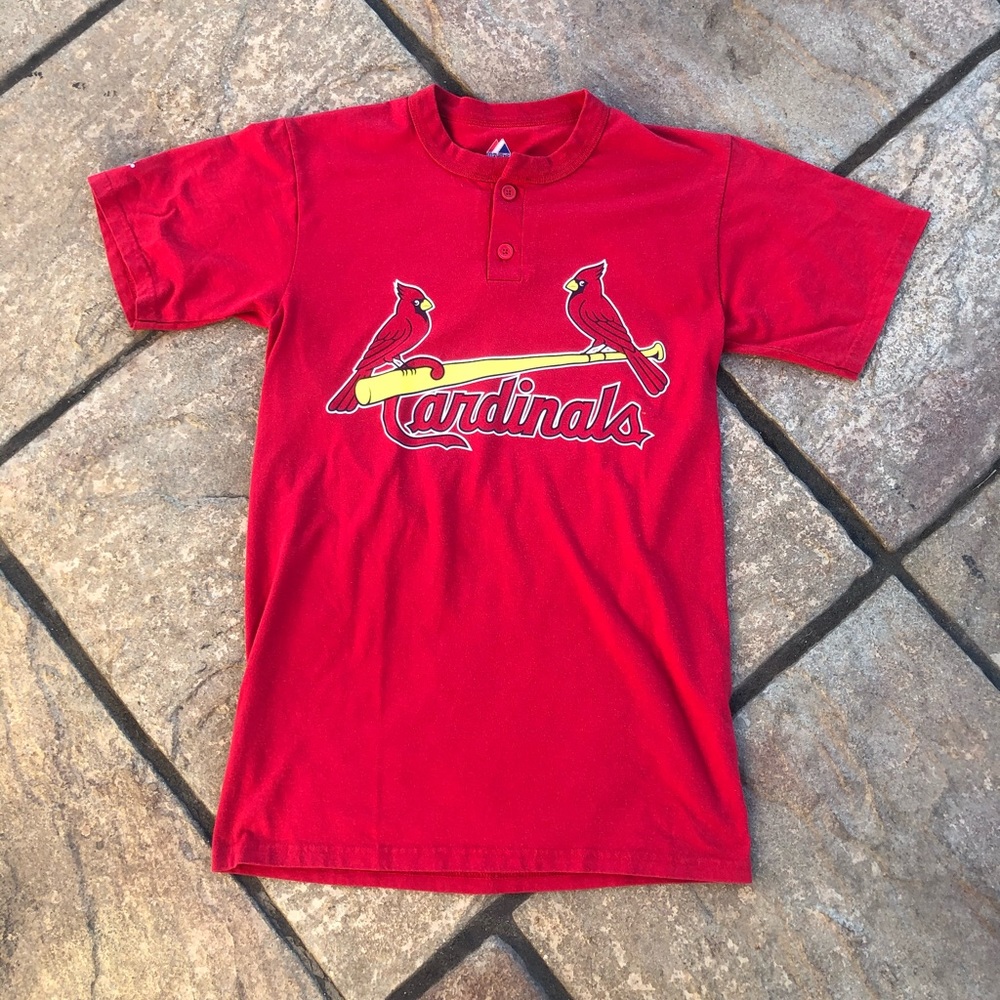 Red Cardinals Polo Shirt Size small